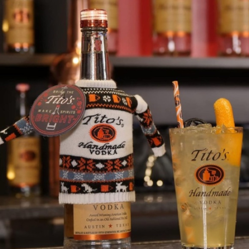 Titos Vodka Bottle Sweater (Vodka NOT included)